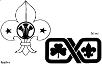 Een kleurplaat van  logos wereldwijd